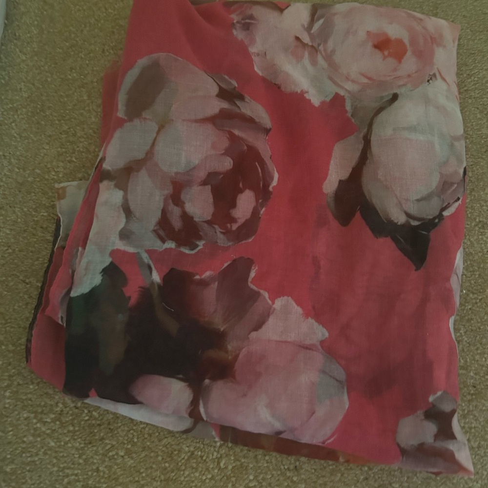 Floral Pink Scarf